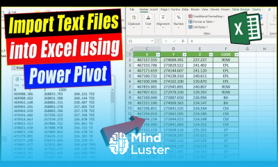 Import Text File into Excel using Power Pivot