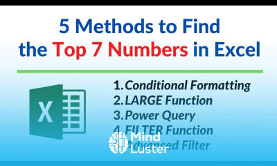 5 different methods to Find the Top n Numbers in Excel