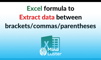 Excel formula to extract Text or Number between Parentheses