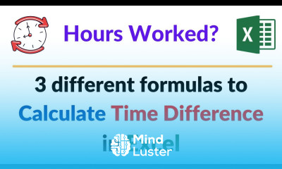 Formula to Calculate Time Difference in Excel