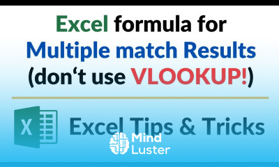 Excel formula for Multiple Match Results