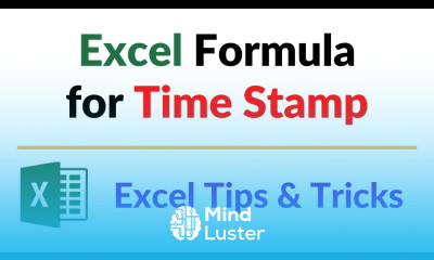 Excel Formula to create Time Stamp