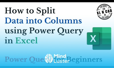 How to split data into columns in Excel using Power Query