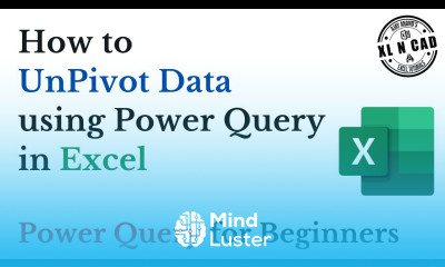 UNPIVOT data using Power Query in Excel