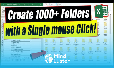 How to create more than 100 Folders with a Single Click