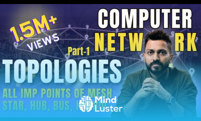 Lec 5 Topologies in Computer Networks Part 1 All imp points of Mesh Star Hub Bus Hybrid