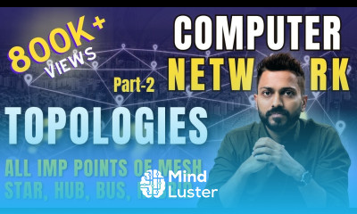 Lec 6 Topologies in Computer Networks Part 2 All imp points of Mesh Star Hub Bus Hybrid
