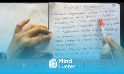 Lec 06 Processor Organization in Computer Organization and Architecture CSE GYAN