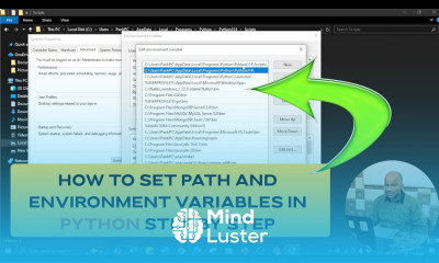 Lec 04 Set PATH Environment Variables in Python Data Analytics Using Python Tutorials
