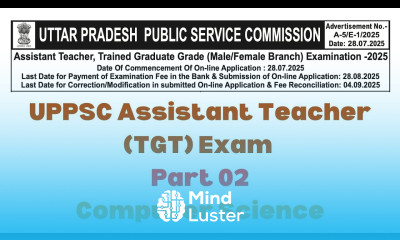 Part 02 UPPSC Exam Computer Science Digital Logics and Circuits Government Exam