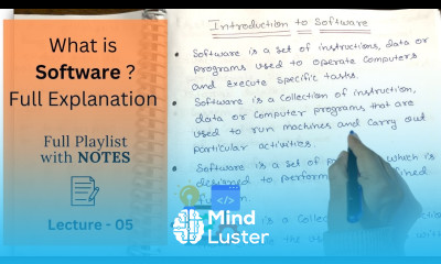 What is Software in Hindi Types NOTES Software Engineering Tutorials Lec 05
