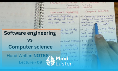 Computer Science vs Software Engineering Difference Between NOTES