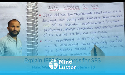 Lec30 IEEE Standards for SRS in software engineering tutorials in Hindi