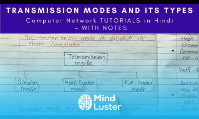 Lec 9 Transmission Modes and Types of transmission modes in Computer Networks in Hindi CSE GYAN