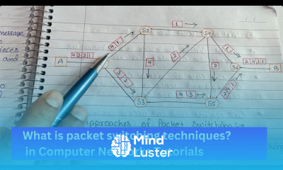 Lec 35 What is Packet Switching Switching Techniques in Computer Network Tutorials in Hindi
