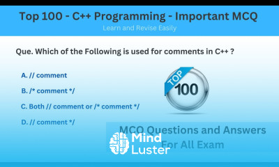 Top 100 C MCQ s C Programming MCQ questions and answers for all Exam Cse Gyan