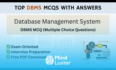 Top Important DBMS MCQ Database Management System MCQ in Exams Interviews