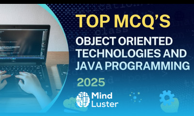 Top Asked MCQs Object Oriented Technologies and Java Programming GATE UGC NET BCA Govt Exam