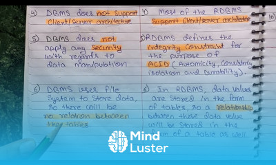 Explain Difference between DBMS and RDBMS DBMS Tutorials in Hindi Lec 07