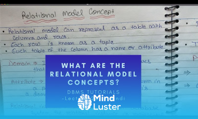 DBMS Relational Model concept in Hindi with example Lecture 26