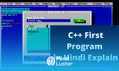Explain First C Program Syntax C plus plus Programming Language 3