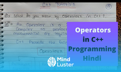 What are different types of Operators C Programming Tutorial 12