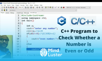 Even and odd number Program C Tutorial for Beginners in Hindi 22