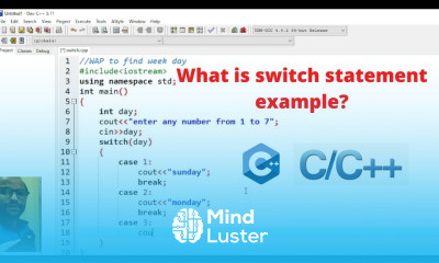 Switch Case Statement with Program EXAMPLES C Tutorial for Beginners in Hindi 25