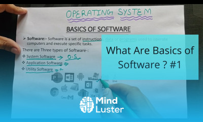 Basic of Software Types of Software Operating System Tutorials Hindi 01