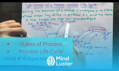 States of Process Process Life Cycle in Hindi Operating System tutorial 10