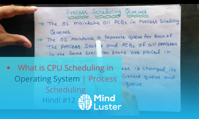 What is process scheduling in operating system in Hindi Os Tutorial 12
