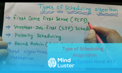 Types of scheduling algorithm in OS in hindi Operating System Tutorial 17