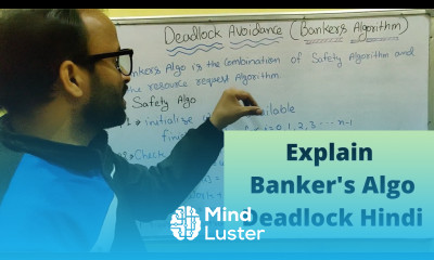 Explain Banker s Algorithm Deadlock Avoidance in Hindi Operating System 32