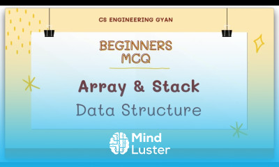 Revise Basic MCQ Array and Stack in Data Structure Top 10 Beginners