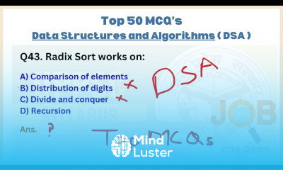 Part 01 Top Data Structure and Algorithm MCQs Computer Science UPPSC CS Exam Mcq s