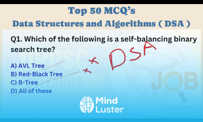 Top 50 Data Structure and Algorithm MCQs Computer Science All CS Exams Mcq s Part 02