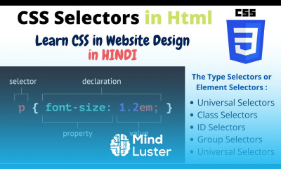 2 6 Introduction to CSS Selectors in Hindi Types of CSS Selectors free Website CSS Tutorials