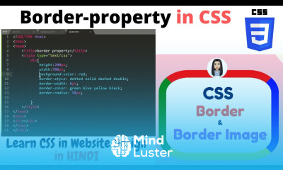 2 10 Border property in CSS example Website design Hindi CSS tutorial cse engineering