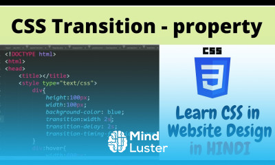 2 17 Animating with CSS Transitions property Website Designing in Hindi