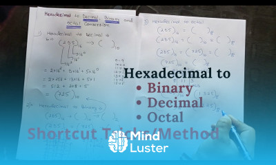 Hexadecimal to Decimal Binary Octal in Hindi Digital Electronics Number system