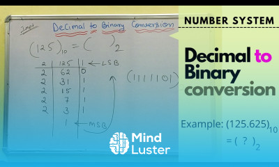 Decimal to Binary conversion in Hindi Number System Digital Electronics