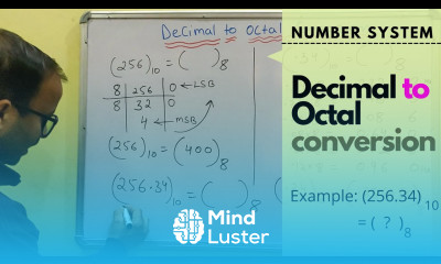 Decimal to Octal conversion examples in Hindi Digital Electronics