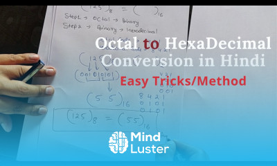 Octal to Hexa decimal conversion Hindi Long Shortcut tricks No system Digital Electronics