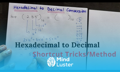 HexaDecimal to Decimal conversion in Hindi Number System Digital Electronics