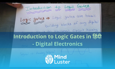 Introduction of Logic Gates Types digital electronics in Hindi