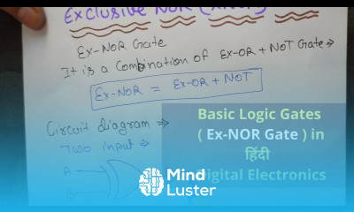 Exclusive NOR XNOR gate in hindi Digital Electronics Tutorial