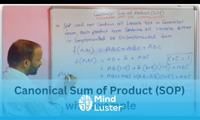 Canonical Sum of Product SOP Form with example Digital Electronics Tutorials