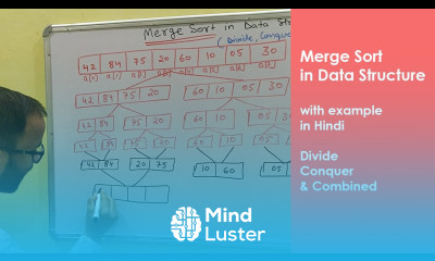 Merge sort in data structure with example in hindi Sorting types