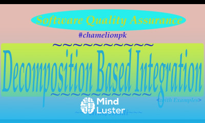 Lecture 11a 2 Decomposition Based Integration Testing Techniques