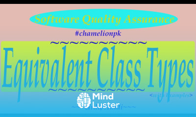 Lecture 12a 2 Types of Equivalence Class with Examples